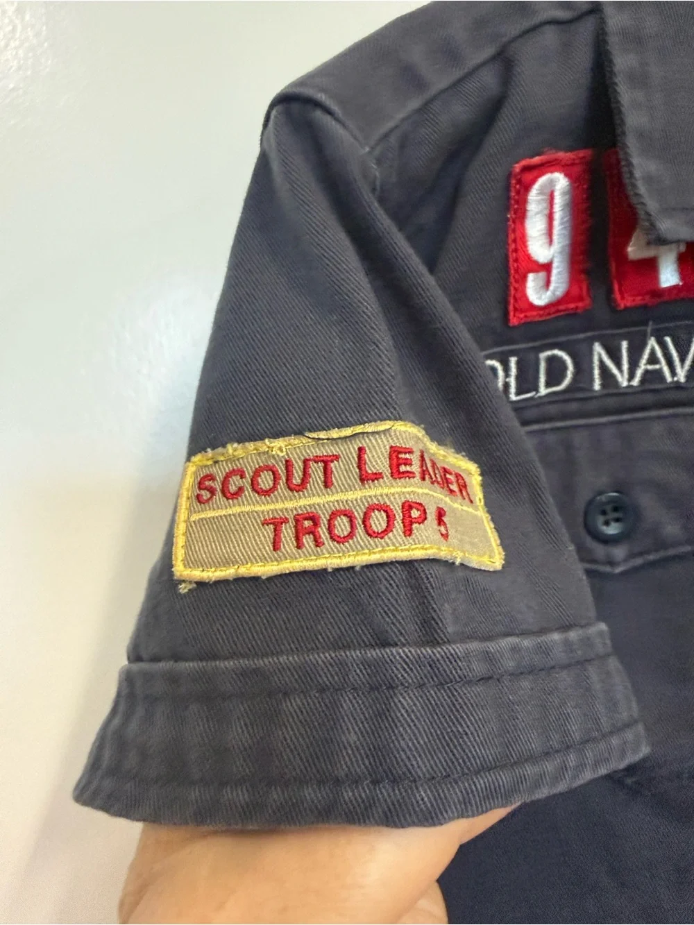 Vintage Old Navy Boys scout Shirt and matching hat